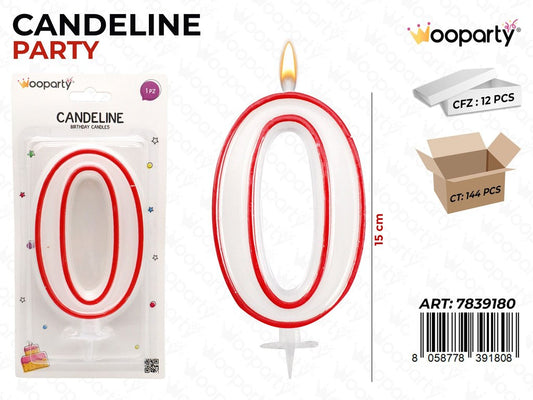 CANDELA GIGANTE N. 0 15CM