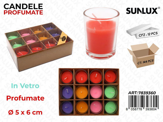 Candele Profumate in Vetro 5*6CM