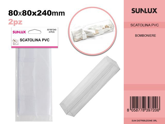 Scatola Pvc 2PCS 80*80*240