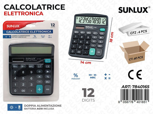 Calcolatrice Elettr. Z165 14*18CM