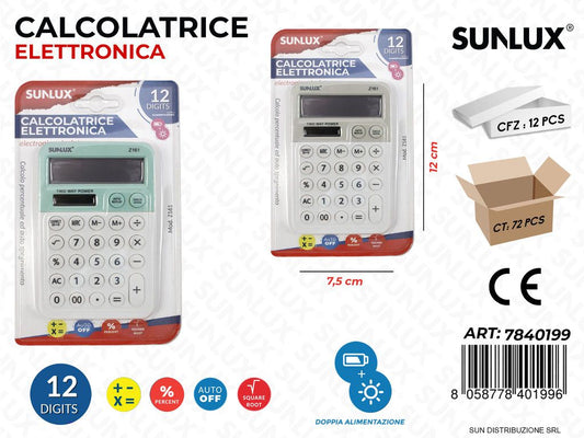 Calcolatrice Elettronica Z161 7.5*12CM