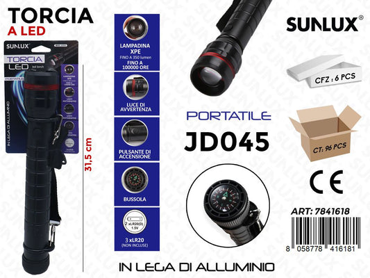 Torcia a Led JD045 31.5CM
