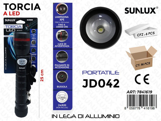 Torcia a Led JD042 25CM