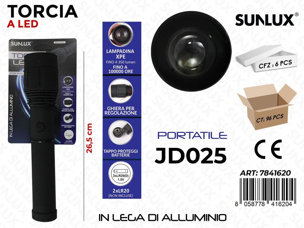 Torcia a Led JD025 26.5CM