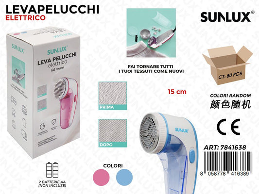 Sunlux Leva Pelucchi Elettrico Ass. 15CM