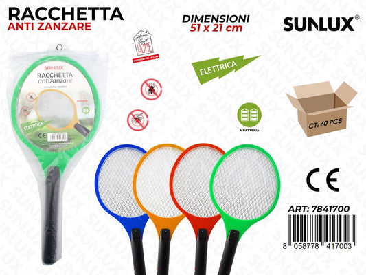 Racchetta Antizanzare Col. Ass. 51*21CM