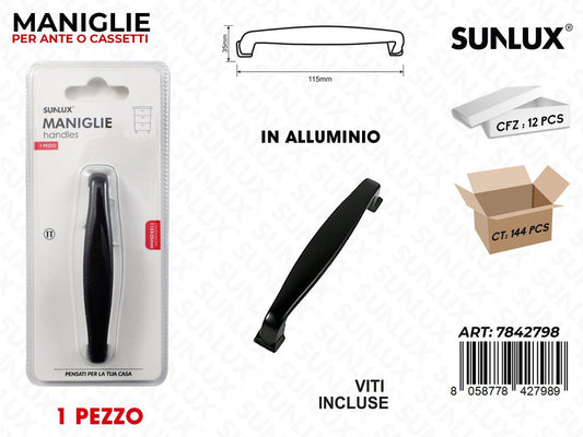 Maniglie per Cassetti in Allum. 115*35MM