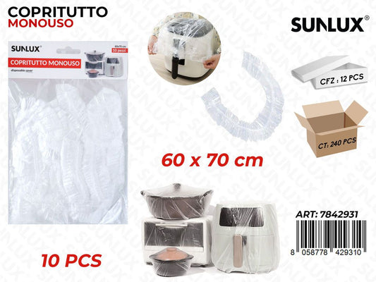 Sunlux Copritutto Monouso 10PCS 60*70CM