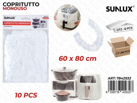 Sunlux Copritutto Monouso 10PCS 60*80CM