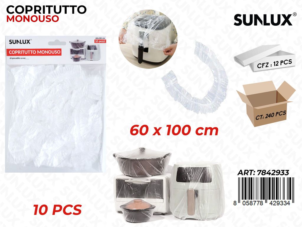 Sunlux Copritutto Monouso 10PCS 60*100CM