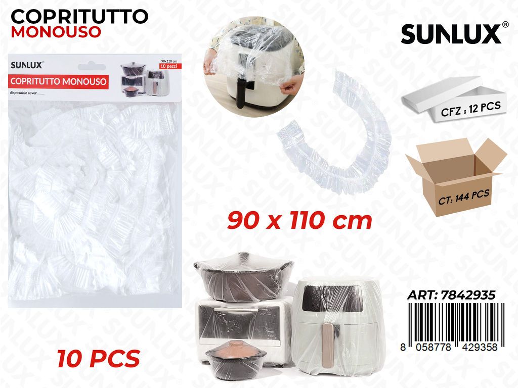 Sunlux Copritutto Monouso 10PCS 90*110CM