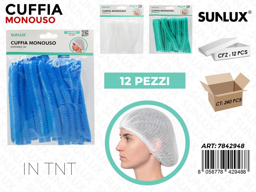 Sunlux Cuffia Monouso 12PCS Ass.