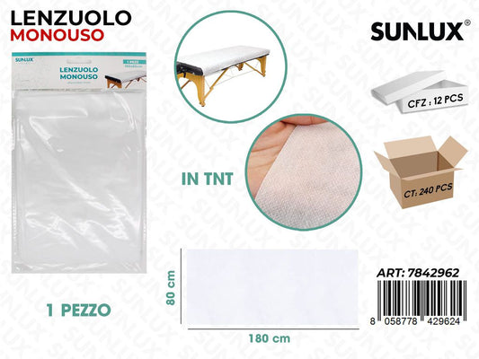 Sunlux Lenzuolo Monouso 180*80CM