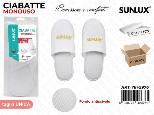 Sunlux Ciabatte Monouso Tg. Unica