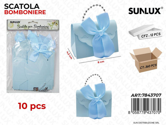 Scatola Bomb. Celeste 10PCS 8*4.5CM