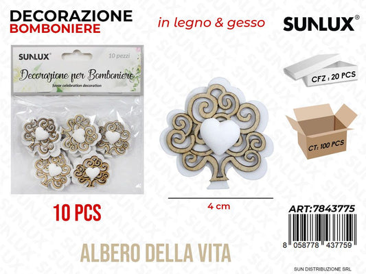 Dec. Bomboniere Albero della Vita 10PCS 4CM