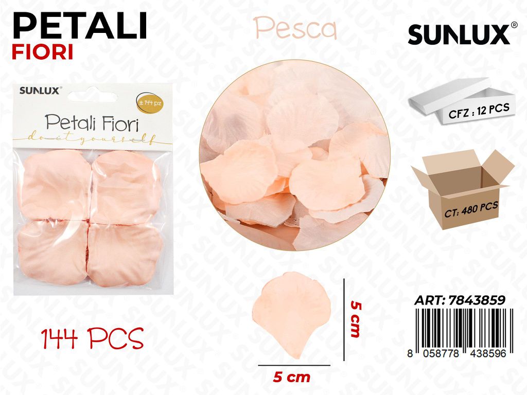 Petali Fiori Pesca 144PCS 5*5CM