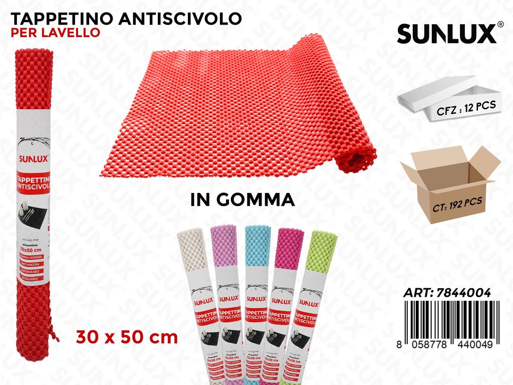 Tappeto Antiscivolo Colori Ass. 30*50CM