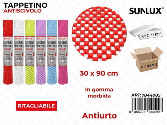 Tappeto Antiscivolo Gomma Ass. 30*90CM