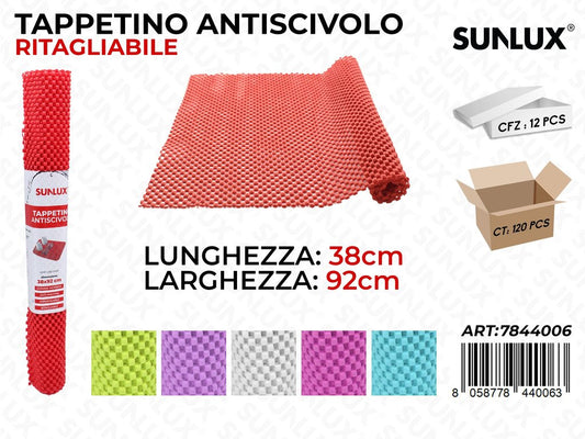Sunlux Tappetino Antisc. Ass. 38*92CM