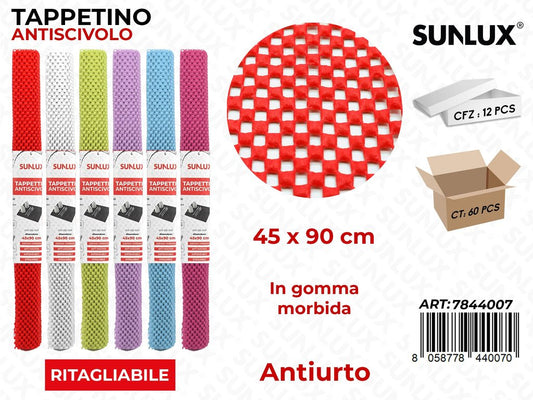 Tappeto Antiscivolo Gomma Ass. 45*90CM