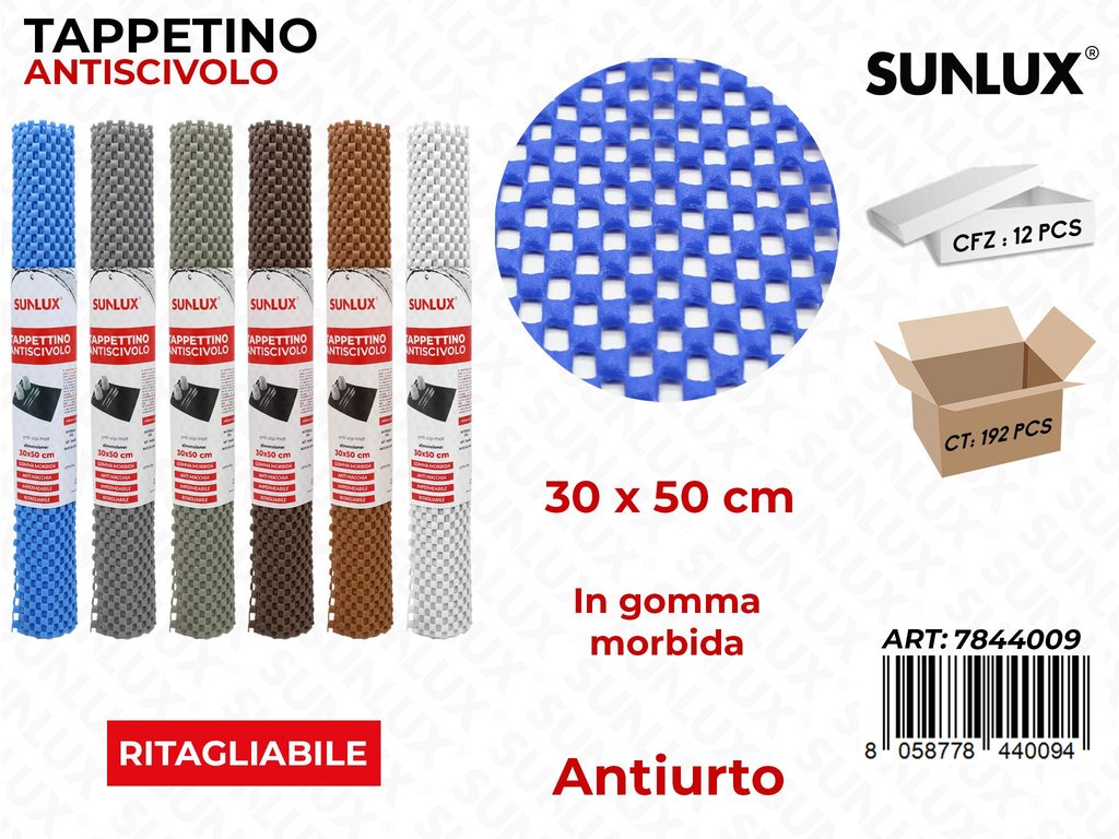 Tappeto Antiscivolo Colori Ass. 30*50CM