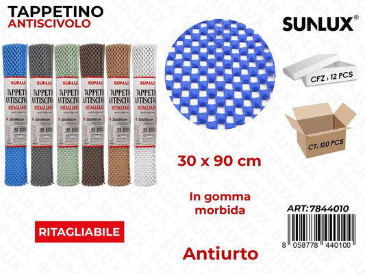 Tappeto Antiscivolo Gomma Ass. 30*90CM