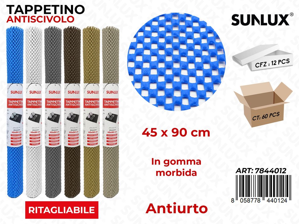 Tappeto Antiscivolo Colori .ass. 45*90 Cm