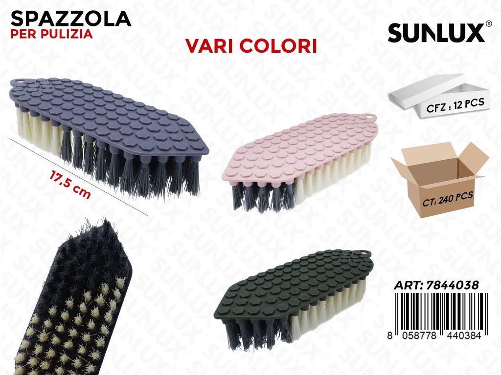 Sunlux Spazzola per Puliza 17.5CM Ass.