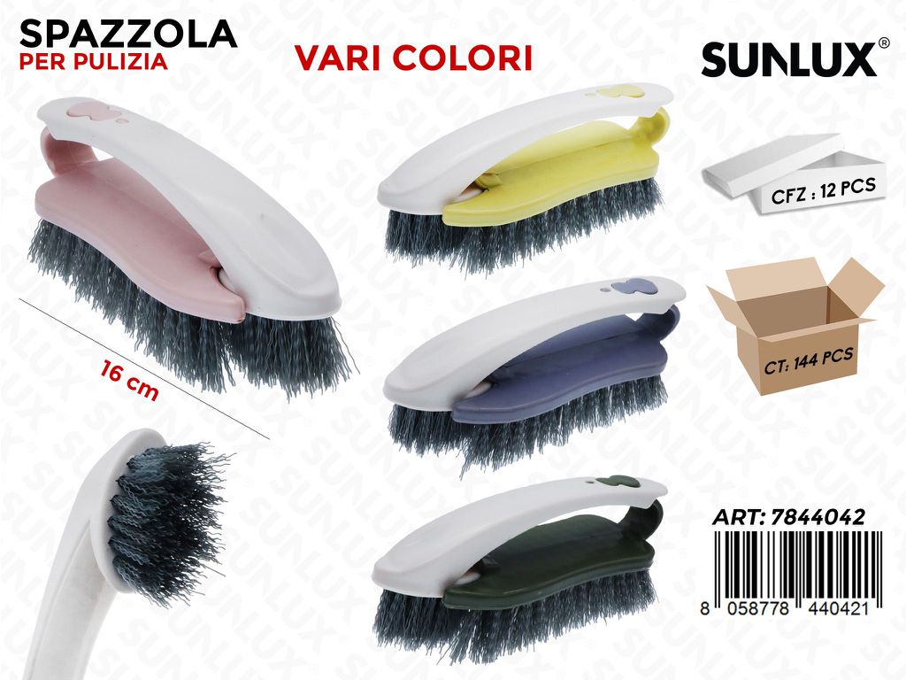 Sunlux Spazzola per Puliza Comp. 16CM Ass.