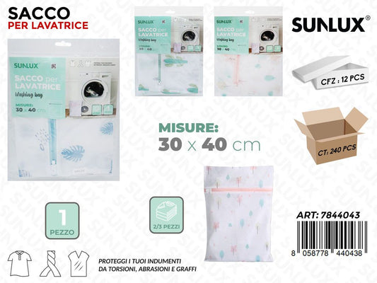 Sunlux Sacco per Lavatrice 30*40CM Ass.
