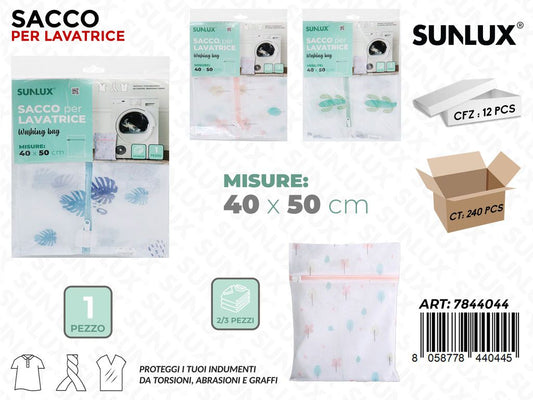 Sunlux Sacco per Lavatrice 40*50CM Ass.