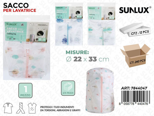Sunlux Sacco per Lavatrice D.22*33CM Ass.