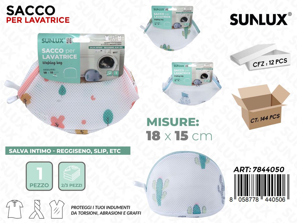 Sunlux Sacco per Lavatrice 18*15CM Ass.