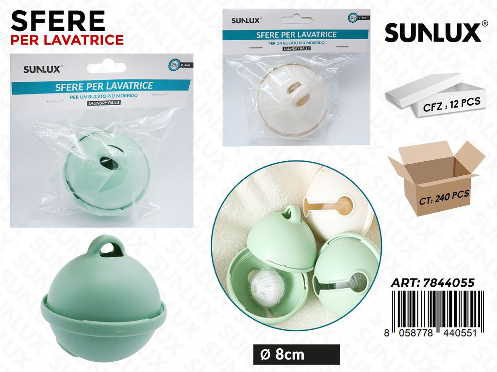 Sunlux Sfere per Lavatrice Ass. 8CM