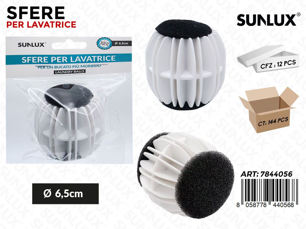 Sunlux Sfere per Lavatrice 6.5CM