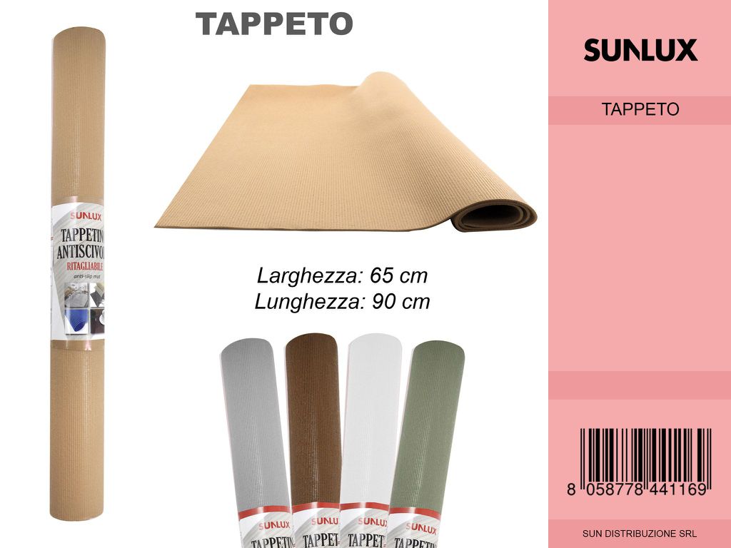Tappeto Antiscivolo Colori. Ass. 65*90CM