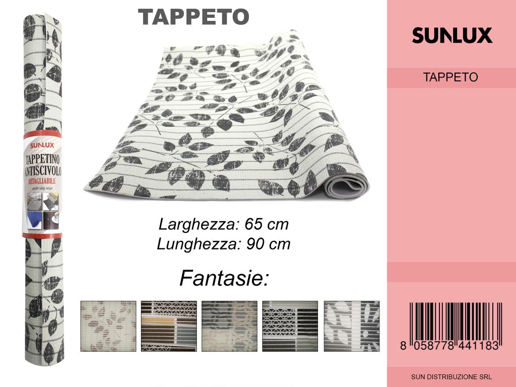 Tappeto Antiscivolo Fantasie Ass. 65*90CM