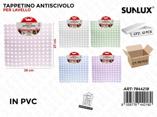 Tappeto Antiscivolo Lavello Ass. 26*27CM