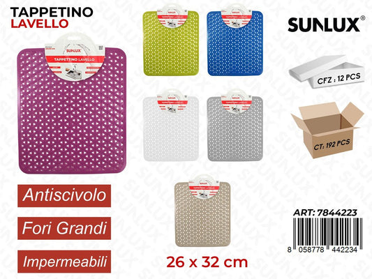 Tappetino Lavello Antiscivolo Ass. 26*32CM