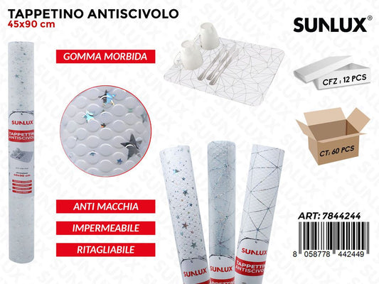 Sunlux Tappetino Antiscivolo Imp. Gomma ASS.45*90CM