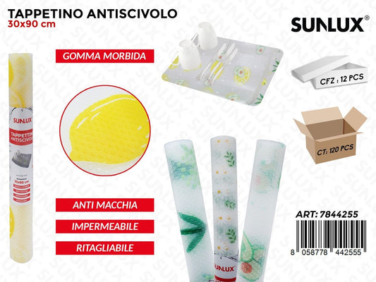 Sunlux Tappetino Antiscivolo Imp. Gomma ASS.30*90CM