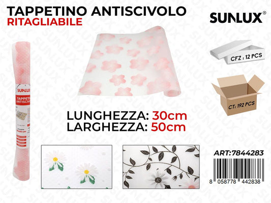 Sunlux Tappetino Antiscivolo Ritagl. Ass. 30*50CM