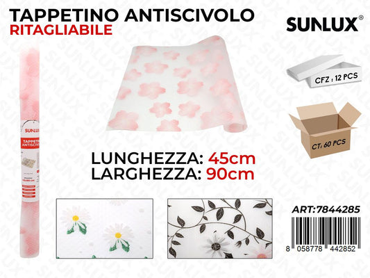 Sunlux Tappetino Antiscivolo Ritagl. Ass. 45*90CM