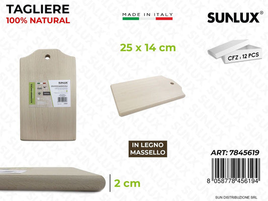 Tagliere in Faggio 25*14*2CM