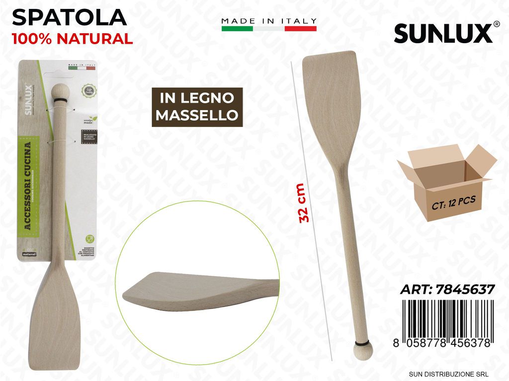 Super Spatola in Legno Massello 32CM