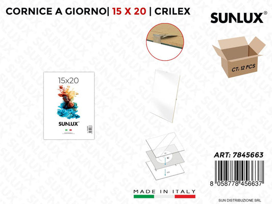 15*20CM Cornice a Giorno Crilex