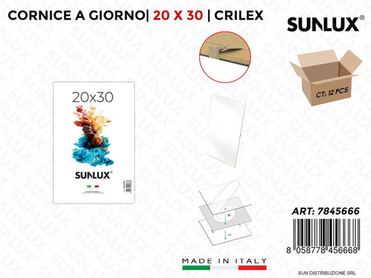 20*30Cm Cornice A Giorno Crilex