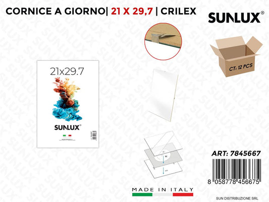 21*29.7Cm Cornice A Giorno Crilex