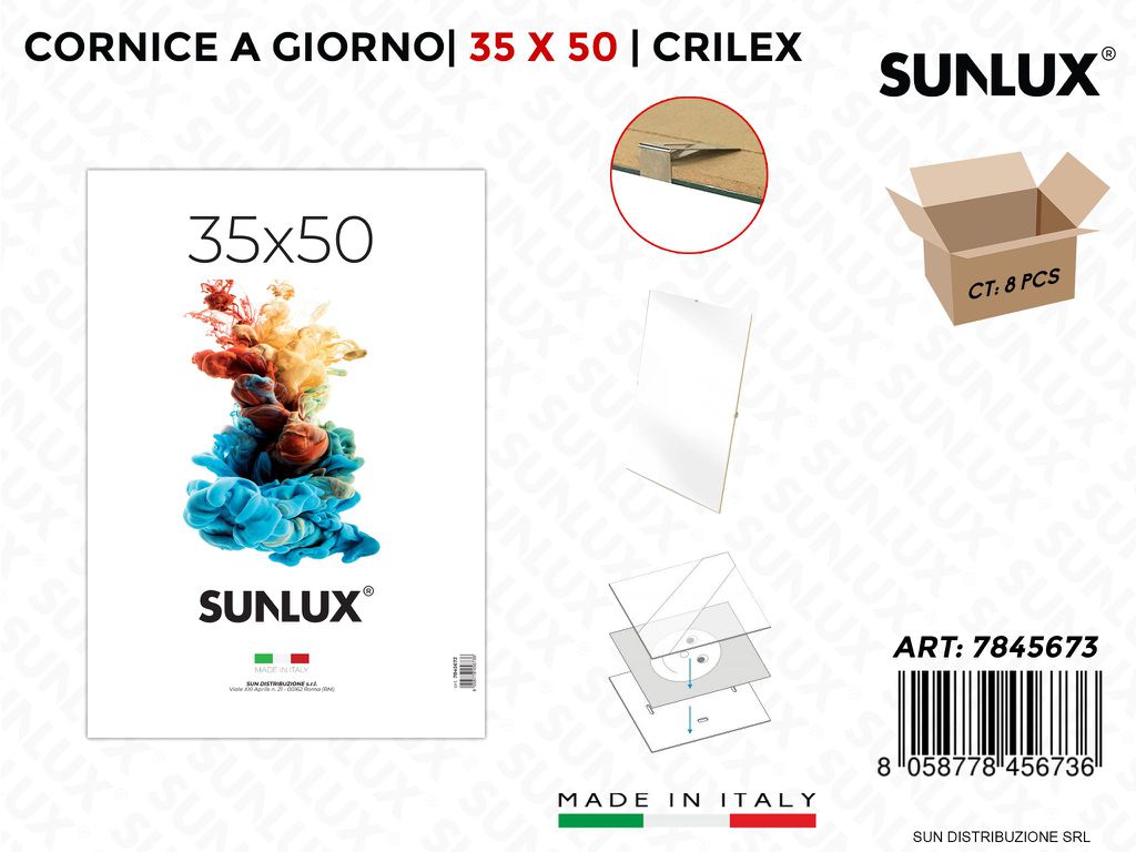 35*50CM Cornice a Giorno Crilex
